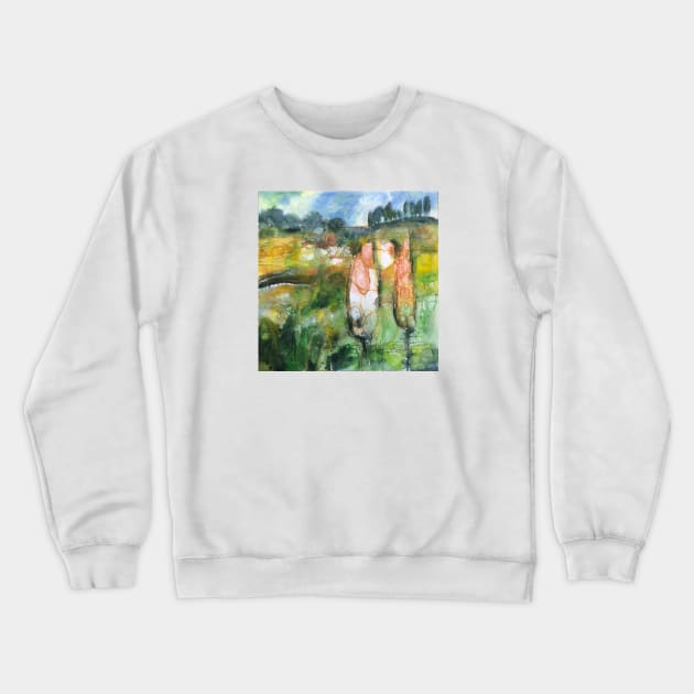 At the gates of the Garden of Eden Crewneck Sweatshirt by Andreuccetti Art